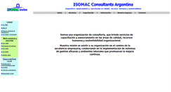 Desktop Screenshot of isomac.com.ar
